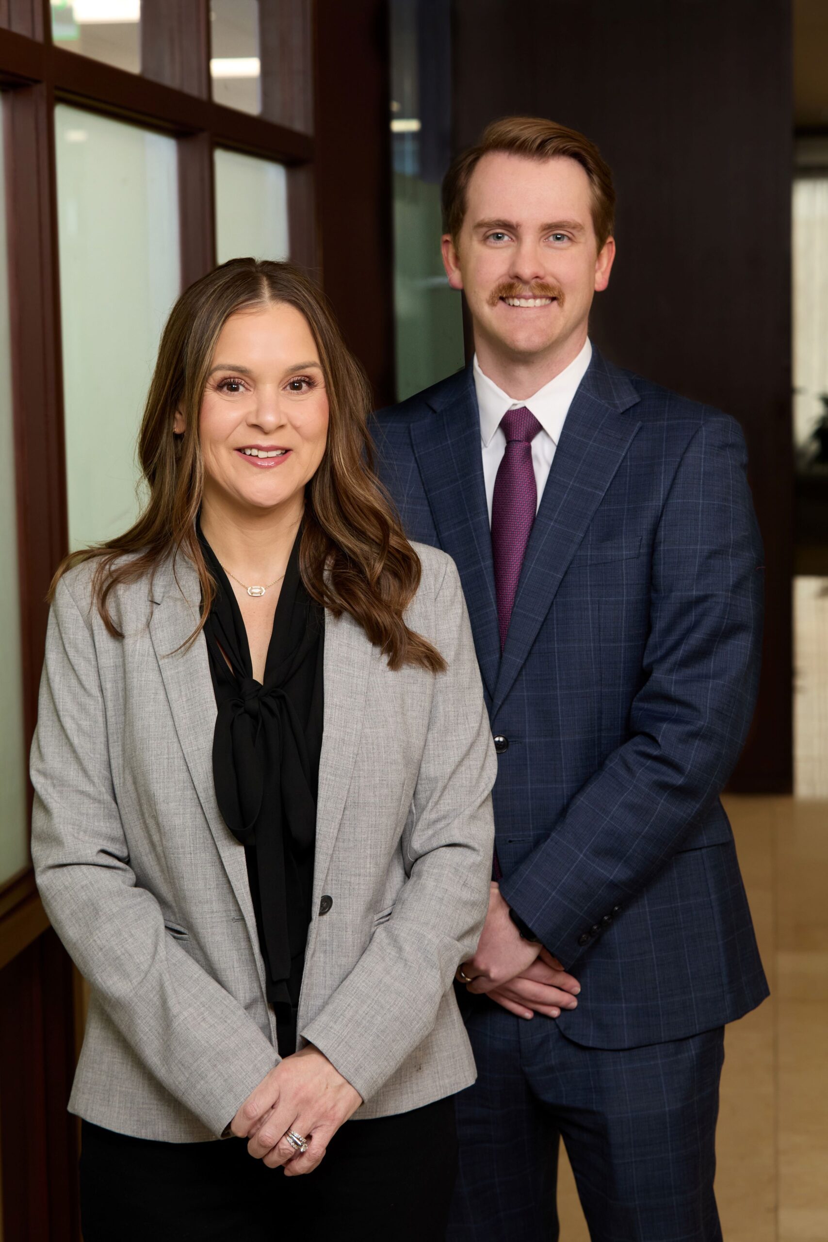 Attorneys Kim Hatch and Jeremy Slemmons