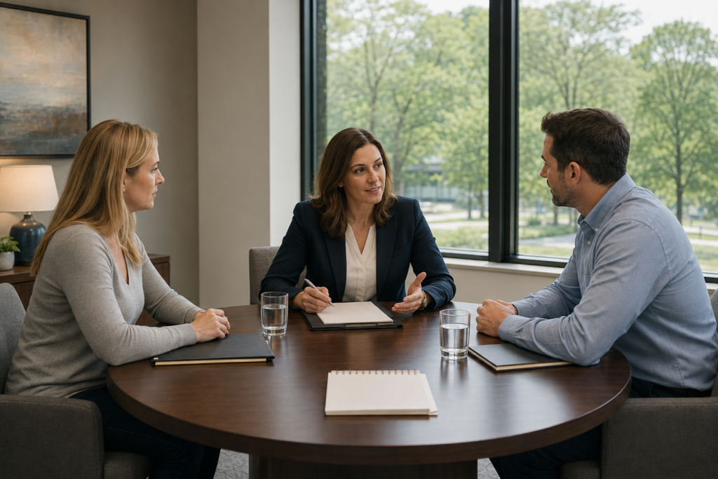How a Divorce mediator assists in helping spouses discuss agreements during a private mediation session